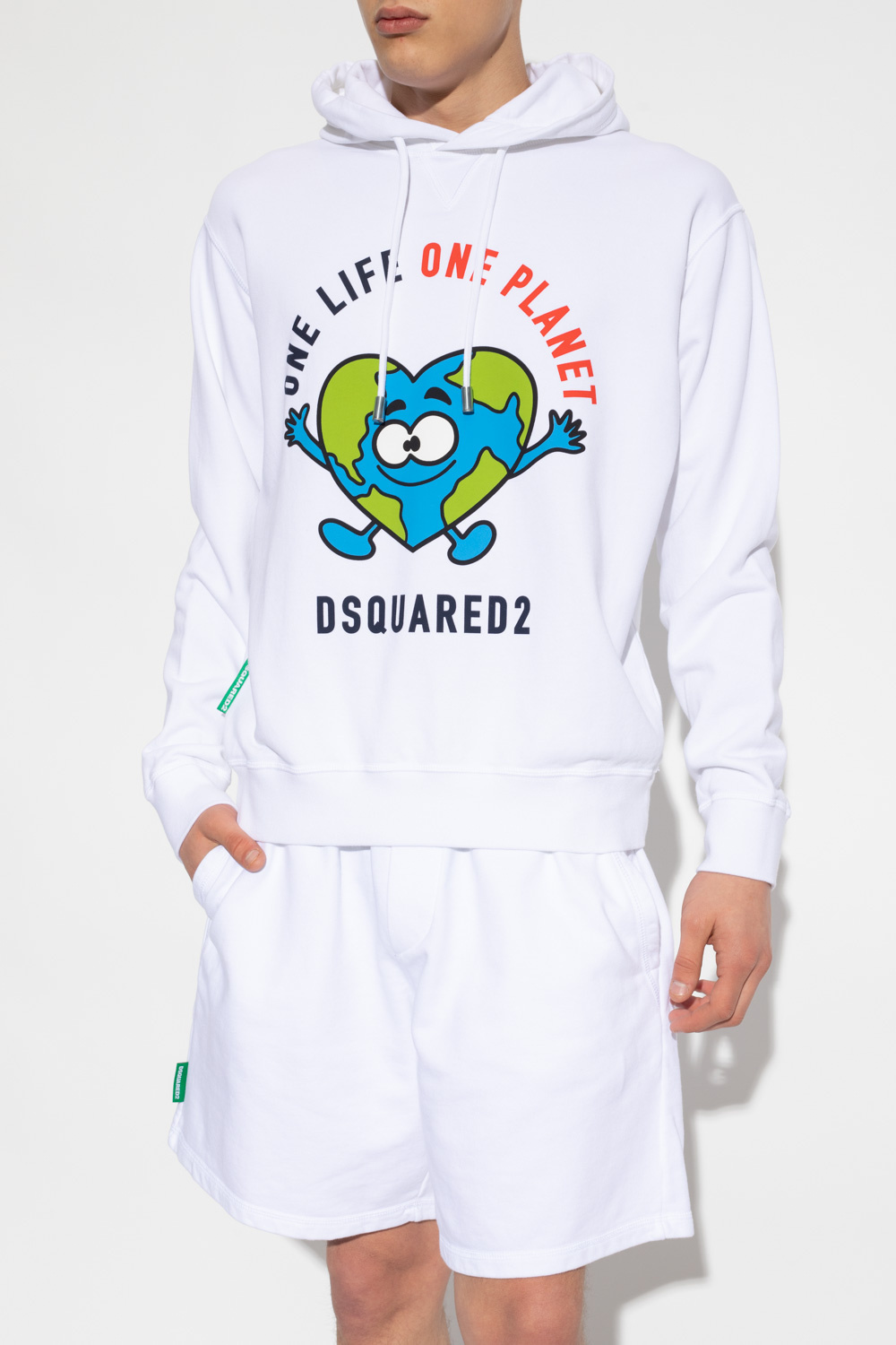 HOODIE /DSQUARED2 SMURFS ONE LIFE ONE PLANET /0231-